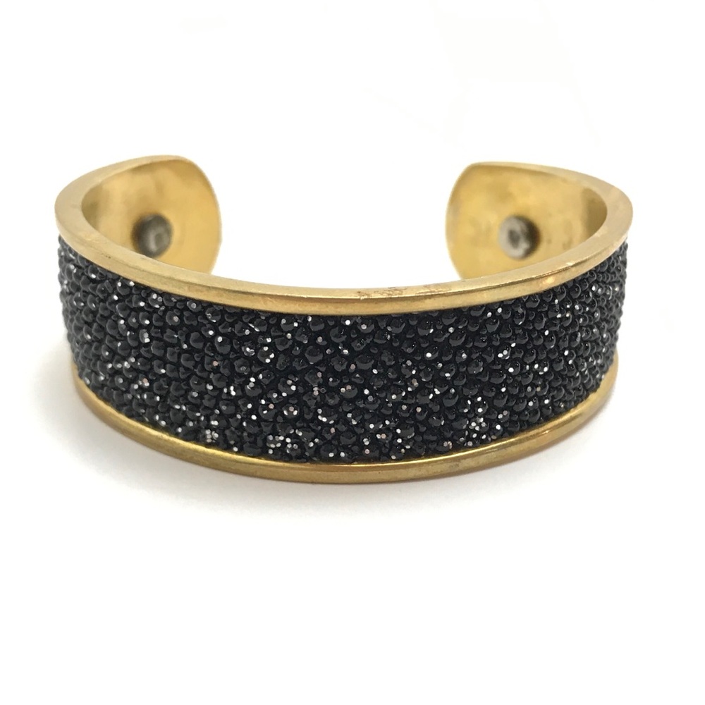 Taylor and Tessier Brass & Stingray Cuff Bracelet